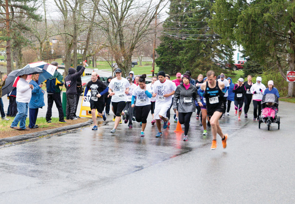 AND THEY’RE OFF: The “Fight Like A Girl” run begins on April 26.