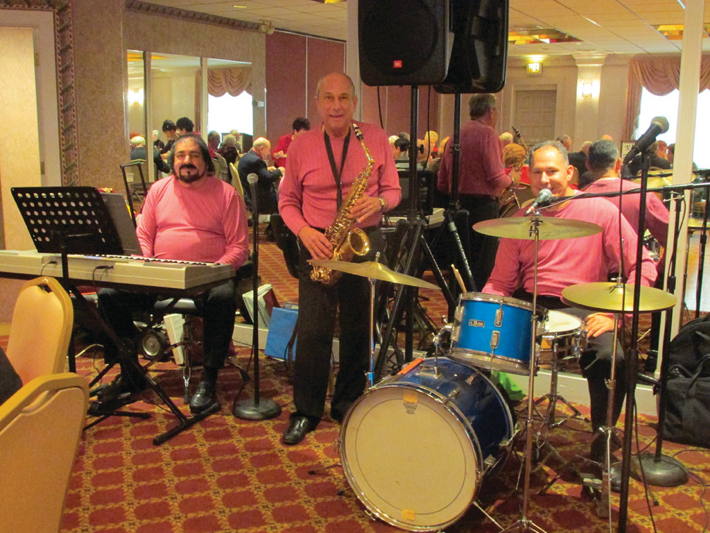 SPECIAL SONGS: As they have done through the years, The Calamari Brothers – Jerry Jack Rubino, Vinny Lato and Anthony DelSignore – made Sunday’s Manton Seniors Italian Gala super special.