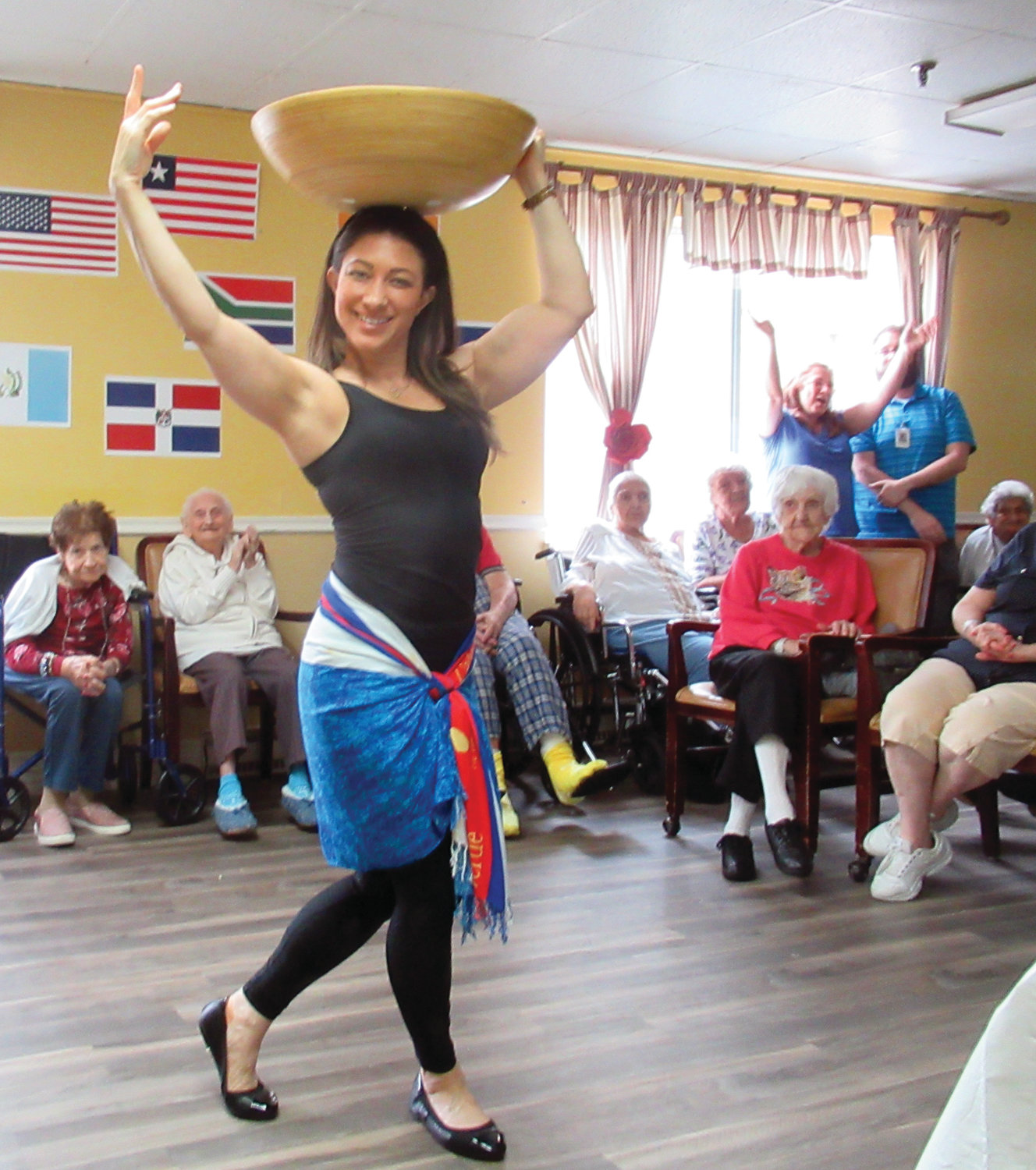 DYNAMIC DANCER: Kim Fontes, a physical therapist, finished first in the recent Briarcliffe Manor Latin Dance Off.