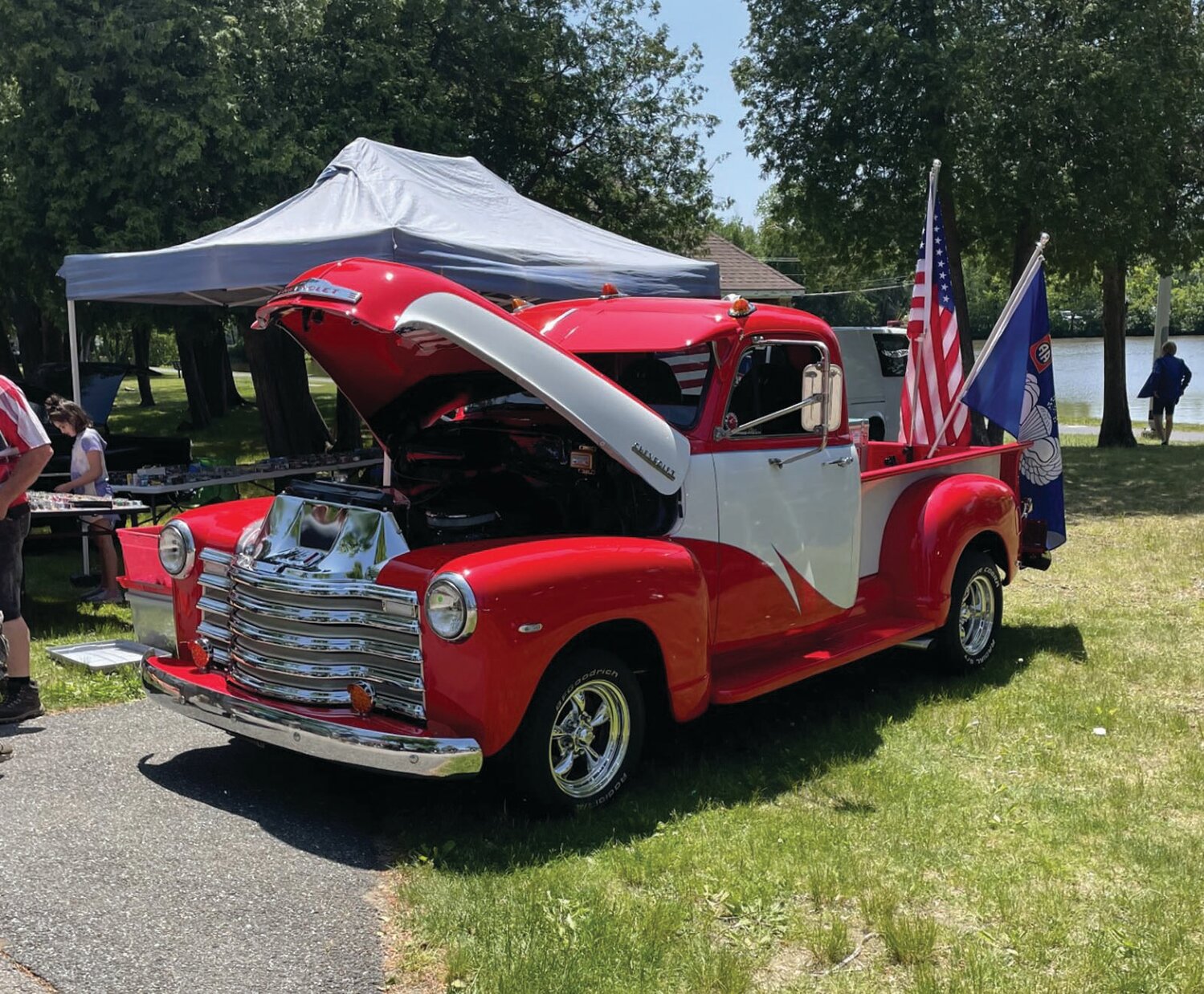 SPECIAL SHOWPIECE: There were countless classics that owners drove to War Memorial Park for Monday’s Johnston Little League Car Show. (Photos courtesy of Joe Splendorio)